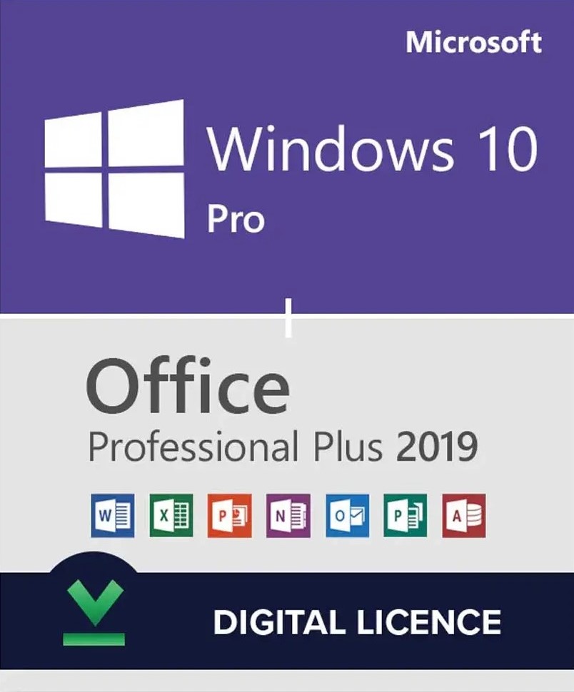 Windows 10 Pro + Microsoft Office 2019 Professional Bundle 1PC KeykongShop.com Windows 10 Pro + Microsoft Office 2019 Professional Bundle 1PC - Image 1